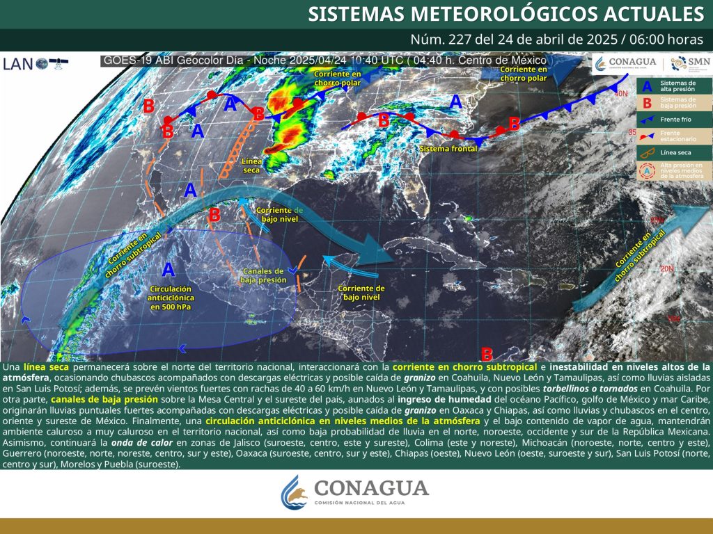 Prevén ambiente caluroso en la mayor parte del país