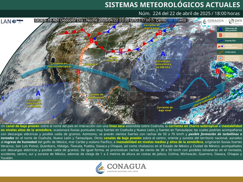 SMN prevé ambiente caluroso para el país 