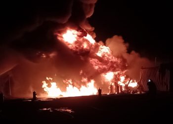 Explota almacén de diésel en Culiacán
