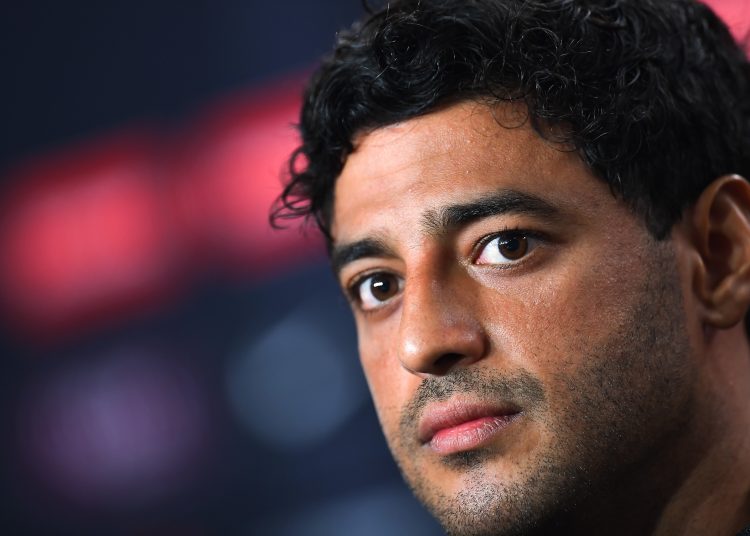 Carlos Vela of Los Angeles during the media day prior to the game Los Angeles FC USA) vs Leon FC (MEX) in the Second Leg of the Grand Final of the Scotiabank Concacaf Champions League 2023, at BMO Field Stadium, on June 02, 2023.



Carlos Vela de Los Angeles  durante el dia de medios previo al partido Los Angeles FC USA) vs Leon FC (MEX) en la Vuelta de la Gran Final de la Liga de Campeones Scotiabank Concacaf 2023, en el BMO Field Stadium, el 02 de Junio de 2023.