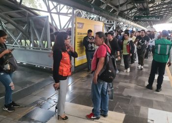 Fallas en la Línea B del metro.  Los trabajos seguirán hasta este jueves.