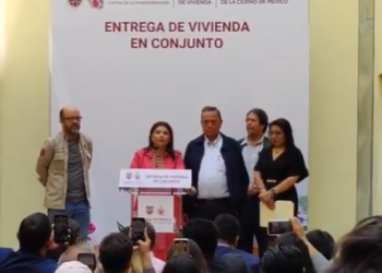 Brugada reitera compromiso sobre vivienda en la CDMX