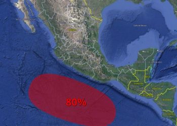 México alerta por potencial ciclón en el Pacífico con un 80 % de probabilidad de formación