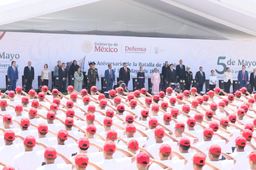 Sheinbaum encabeza Aniversario de la Batalla de Puebla