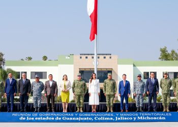 Gobernadores de Guanajuato, Jalisco, Colima y Michoacán se juntan para atender temas de seguridad