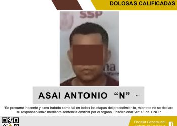Detienen a Asai Antonio “N” presunto asesino de candidata de Morena en Texistepec
