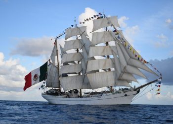 El Cuauhtémoc, el buque escuela de México “embajador y caballero de los Mares”