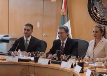 Omar García Harfuch se reúne en privado con coordinadores parlamentarios