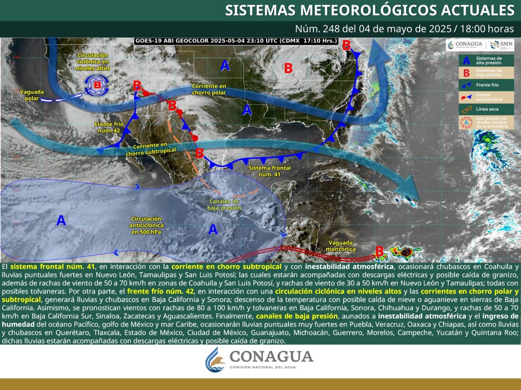 SMN prevé ambiente caluroso en el país