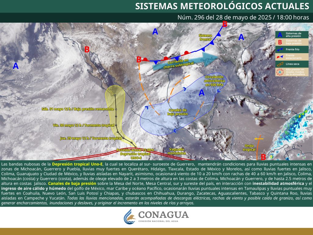 No olvides el paraguas, se esperan lluvias fuertes