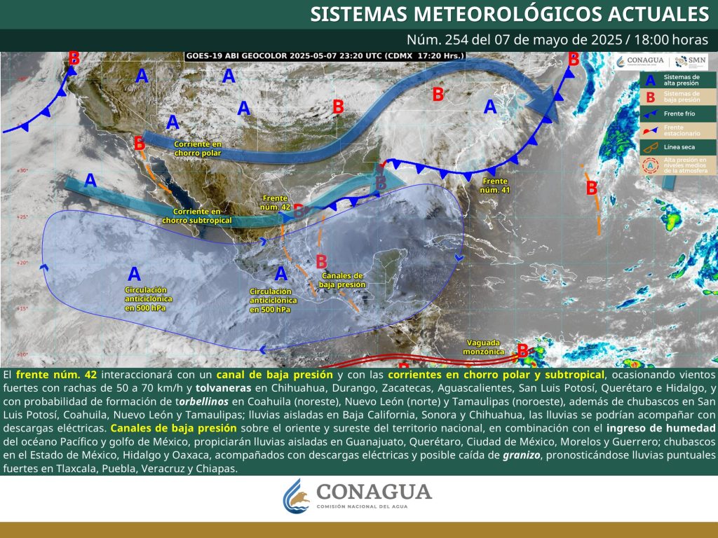 SMN prevé ambiente caluroso en el país