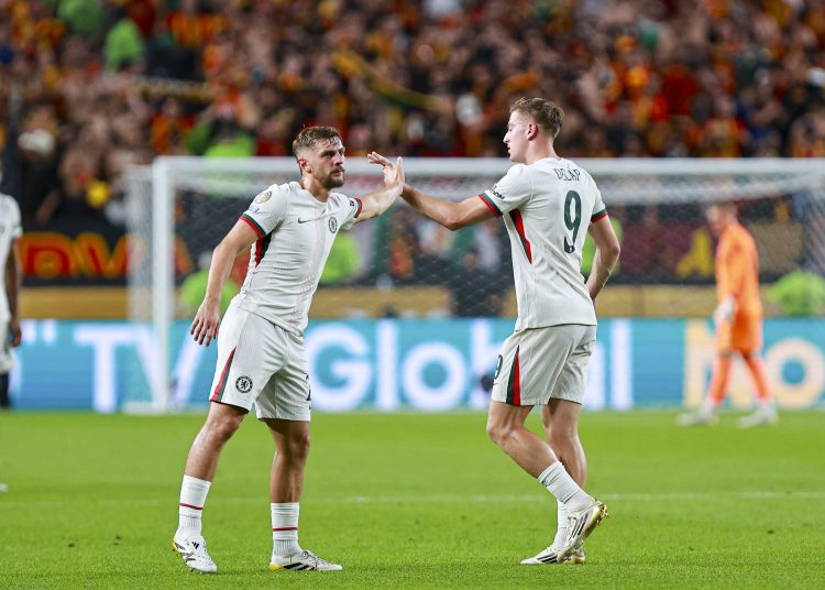 Liam Delap of Chelsea during the FIFA Club World Cup 2025 Group - D match between Esperance de Tunisie and Chelsea FC at Lincoln Financial Field Stadium on June 24, 2025 in Philadelphia, Pennsylvania, United States.
