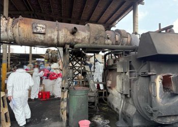 FGR destruye e inhabilita más de siete toneladas y 14 mil litros de precursores químicos en Nayarit