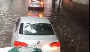 Fuertes lluvias dejan encharcamientos, caída de árboles y desbordamientos en el Valle de México