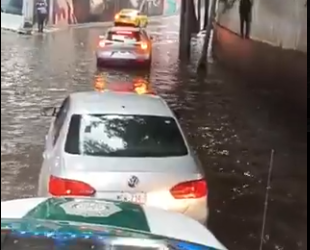 Fuertes lluvias dejan encharcamientos, caída de árboles y desbordamientos en el Valle de México