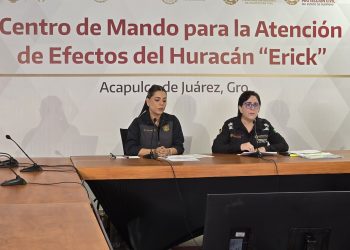 “No hay hora precisa de la entrada del huracán Erick; pedimos parar la movilidad”: Laura Velázquez