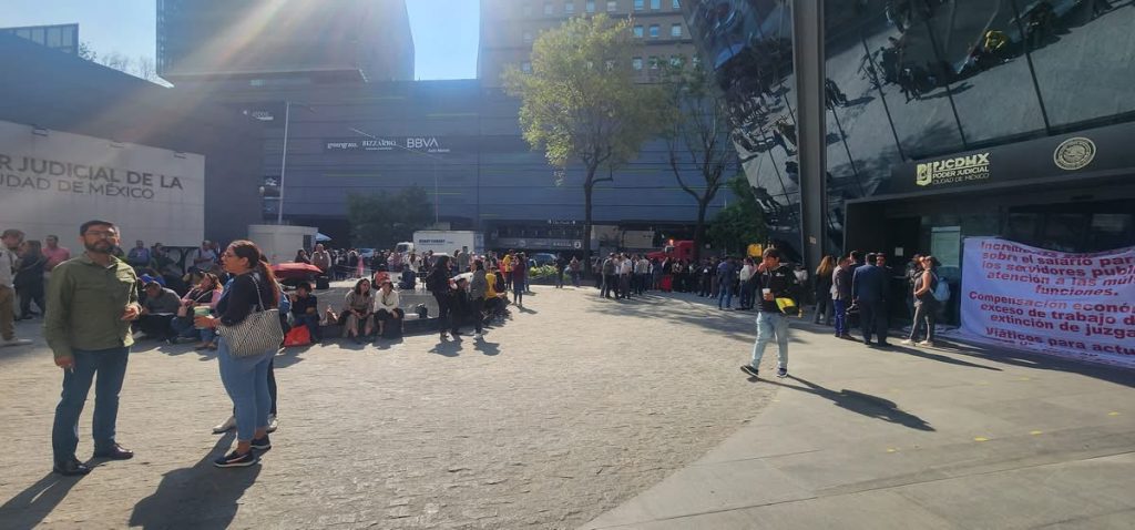 Continúa paro de labores en el PJ CDMX 