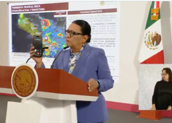 Guerrero y Oaxaca en vigilancia por tormenta Erik