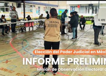 La OEA no recomienda que la elección judicial se repita en otros países