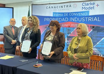 Firma CANACINTRA convenio para impulsar la protección intelectual de industriales