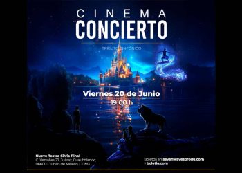 Cinema Concierto, la magia del cine infantil, en el nuevo Teatro Silvia Pinal