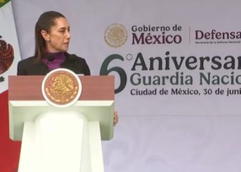 Sheinbaum asegura que en nueve meses se ha fortalecido la Guardia Nacional