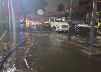 Inundaciones y caída de árboles dejan fuertes lluvias en el Valle de México