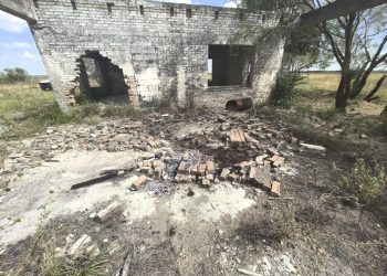 Encuentran finca con restos calcinados en Reynosa