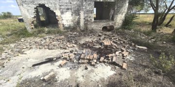 Encuentran finca con restos calcinados en Reynosa