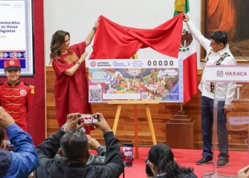 Sorteo de la Lotería Nacional desde la Guelaguetza