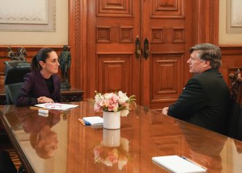 Concluye reunión de Sheinbaum y el subsecretario de Departamento de Estado de EU