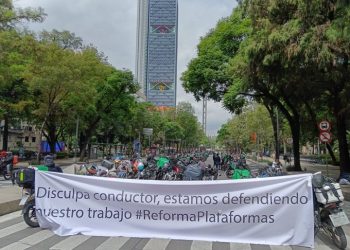 “Empresas detrás de bloqueos de repartidores”: Unión Nacional de Trabajadores por Aplicación