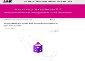 Siga el cómputo en vivo a través de su celular