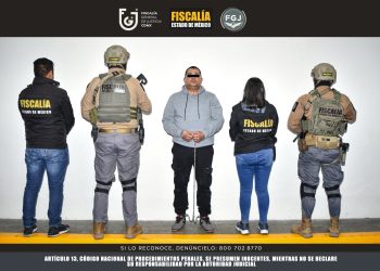 Capturan a Luis Alberto “N”, objetivo prioritario por delitos de despojo y extorsión en el Edomex