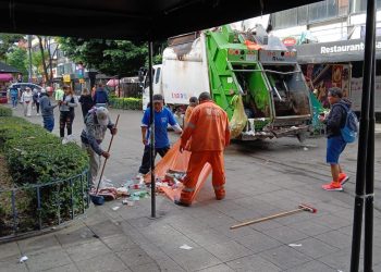 La alcaldesa de Cuauhtémoc supervisa operativo para recuperar espacios públicos