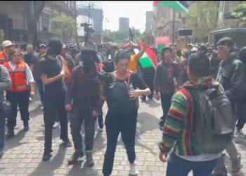 Deslucida marcha contra la gentrificación en CDMX 