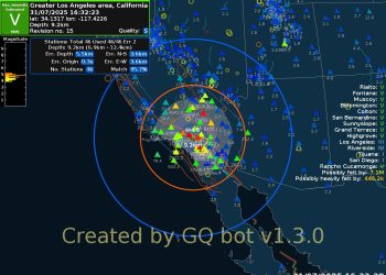 Sismo de magnitud 4,3 alimenta enjambre sísmico en la zona de Los Ángeles
