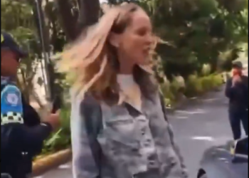 Policía agredido por #LadyRacista formaliza denuncia, esta puede ser la sanción que reciba