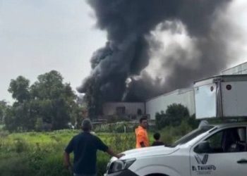 Se quemó bodega de aceites en Tultitlán