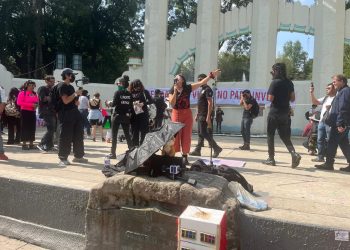 Colectivos protestan contra la gentrificación en la CDMX