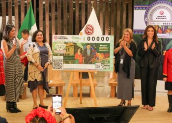 Develan billete de Lotería Nacional dedicado a los Museos Frida Kahlo y Diego Rivera-Anahuacalli
