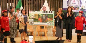 Develan billete de Lotería Nacional dedicado a los Museos Frida Kahlo y Diego Rivera-Anahuacalli
