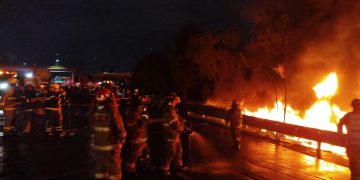 Tras quema controlada de combustible fue reabierta la autopista México-Pachuca