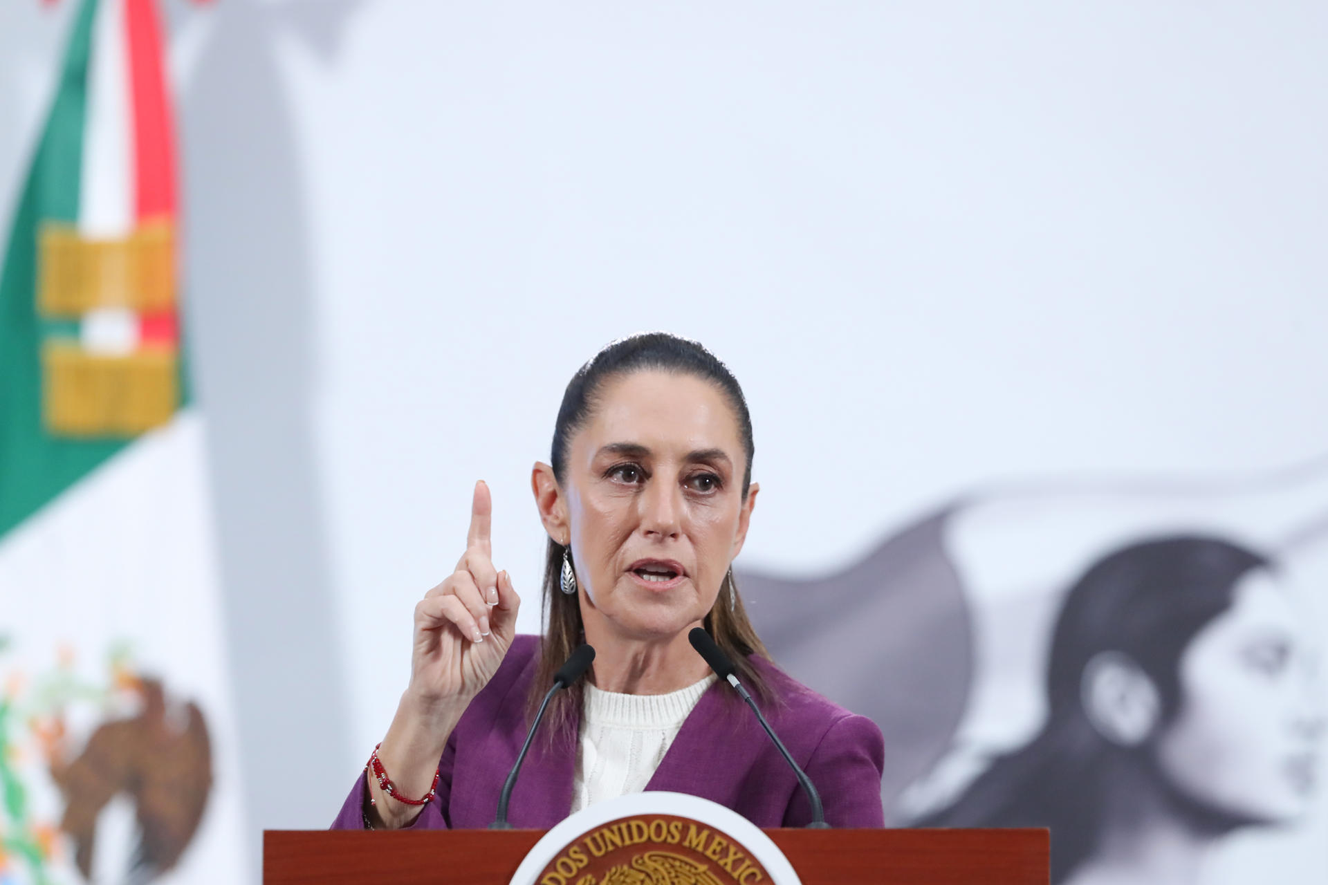 Claudia Sheinbaum responde a Trump: "en México el pueblo manda"