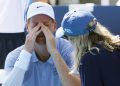 El italiano Jannik Sinner renunció a competir en el Masters 1.000 de Cincinnati al arrastrar problemas de rodilla