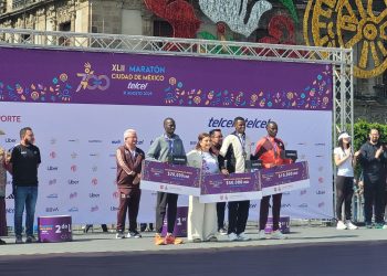 Africanos dominan la edición 42 del Maratón Internacional de la Ciudad de México