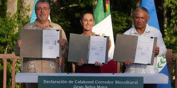México, Belice y Guatemala firman la Declaración de Calakmul: Corredor Biocultural Gran Selva Maya