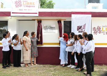 En Campeche, Sheinbaum inaugura el Centro Libre para las Mujeres