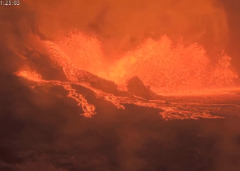 Entra en erupción el volcán Kilauea, en Hawái