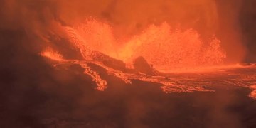 Entra en erupción el volcán Kilauea, en Hawái